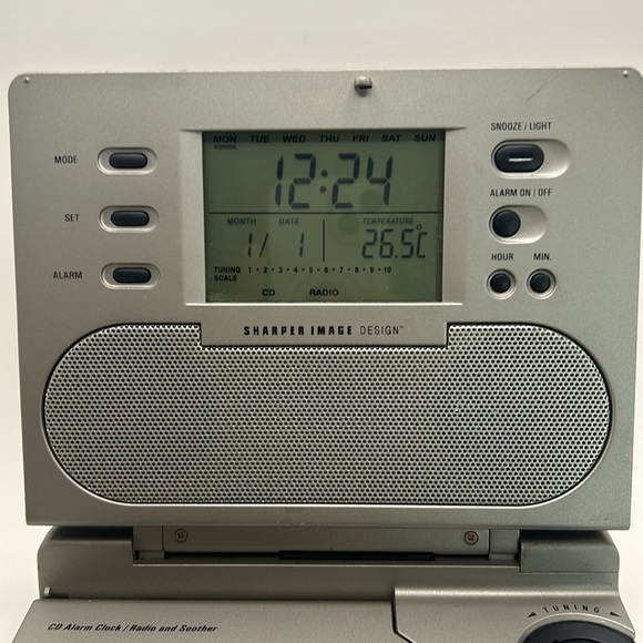 Vintage Sharper Image Design CD Player/Radio/ Sound Soother Model S1585 Works - Picture 3 of 6